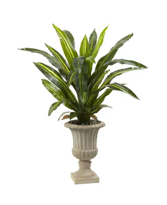 Nearly Natural 5' Dracaena Plant w/ Urn - Real Touch