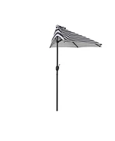 WestinTrends 9 Ft Outdoor Patio Half Market Umbrella with Crank