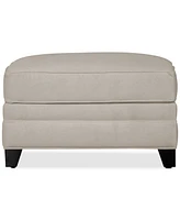 Closeout! Kallison 32" Fabric Ottoman, Created for Macy's