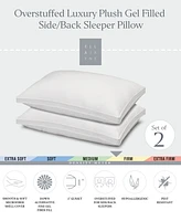 Ella Jayne Gusseted Firm Plush Down Alternative Side/Back Sleeper -Pack Pillow