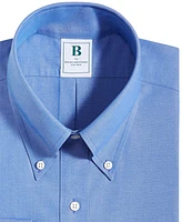 B by Brooks Brothers Men's Regular Fit Non-Iron Solid Dress Shirts