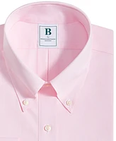 B by Brooks Brothers Men's Regular Fit Non-Iron Solid Dress Shirt