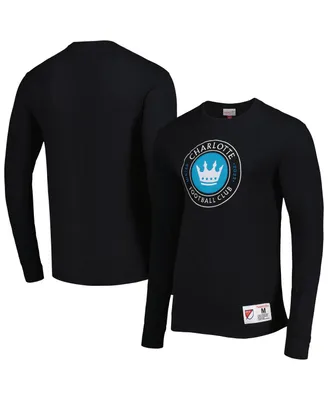 Men's Mitchell & Ness Black Charlotte Fc Legendary Long Sleeve T-shirt