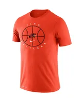 Men's Nike Orange Florida A&M Rattlers Basketball Icon Legend Performance T-shirt