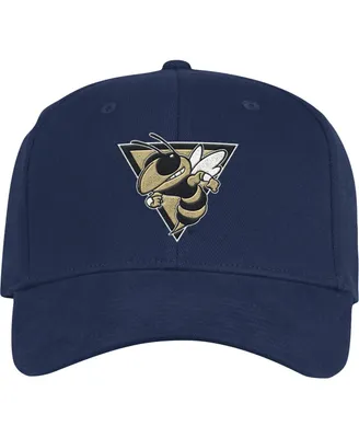 Men's adidas Navy Georgia Tech Yellow Jackets Vault Slouch Flex Hat
