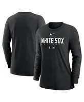 Women's Nike Black Chicago White Sox Authentic Collection Legend Performance Long Sleeve T-shirt