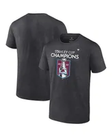 Men's Fanatics Heathered Charcoal Colorado Avalanche 2022 Stanley Cup Champions Big and Tall Locker Room T-shirt