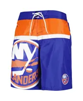 Men's Starter Royal New York Islanders Sea Wind Swim Trunks