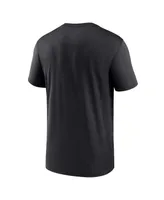 Men's Nike Black Chicago White Sox Wordmark Legend Performance Big and Tall T-shirt