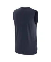 Men's Nike Navy Chicago Bears Muscle Trainer Tank Top