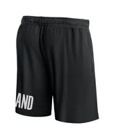 Men's Fanatics Black Portland Trail Blazers Free Throw Mesh Shorts