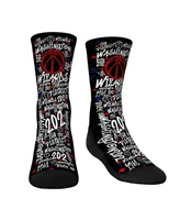 Youth Boys and Girls Rock 'Em Socks Washington Wizards Graffiti Crew Socks