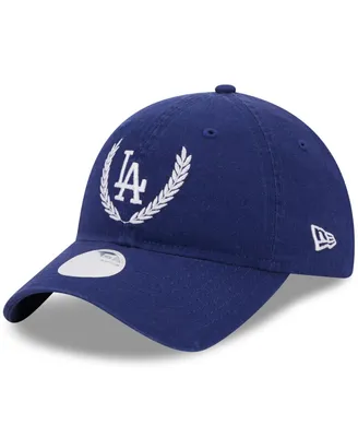 Women's New Era Royal Los Angeles Dodgers Leaves 9TWENTY Adjustable Hat