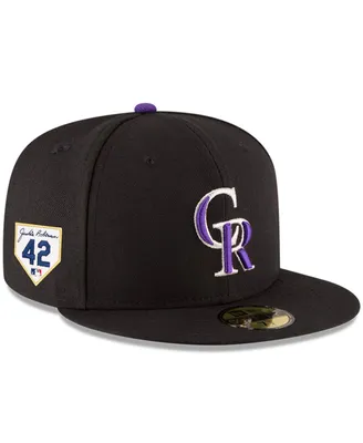 Men's New Era Black Colorado Rockies 2023 Jackie Robinson Day 59FIFTY Fitted Hat