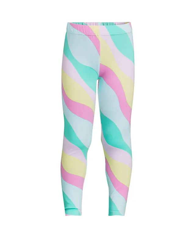 Printed Built-In Tough Full-Length Leggings for Girls