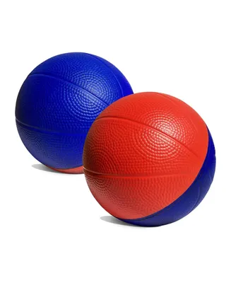 4" Mini Foam Basketball for Over The Door Mini Hoop Games, 2 Pack | Safe & Quiet Small Basketball for Nerf Basketball Hoops and Other Mini Hoop Sets