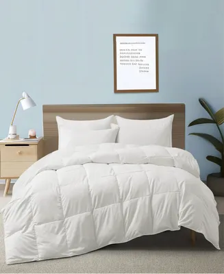 Unikome All Season 360 Thread Count Extra Soft Goose Down and Feather Fiber Comforter