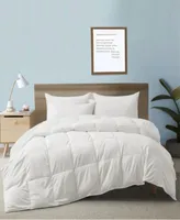 Unikome All Season 360 Thread Count Extra Soft White Goose Down Feather Fiber Comforter