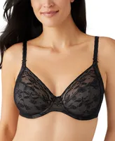 Wacoal Women's Lifted Luxury Full Figure Lace Underwire Bra 855433