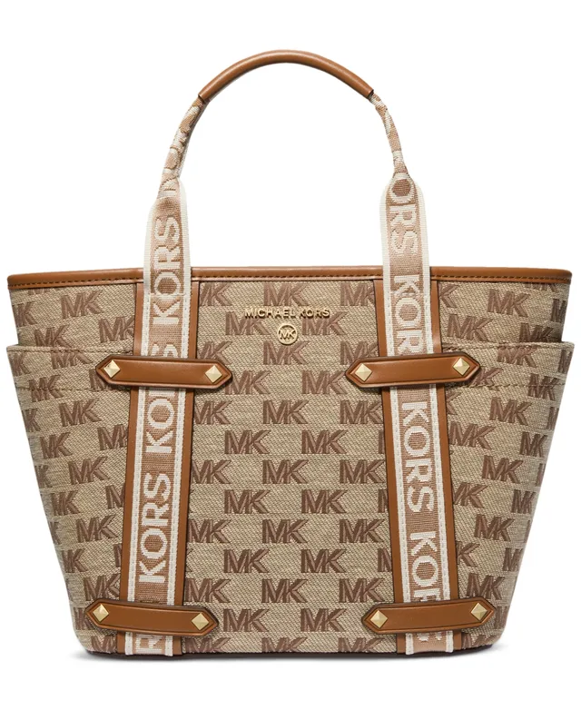 Michael Kors Maeve Logo Webbing Large Open Tote - Macy's