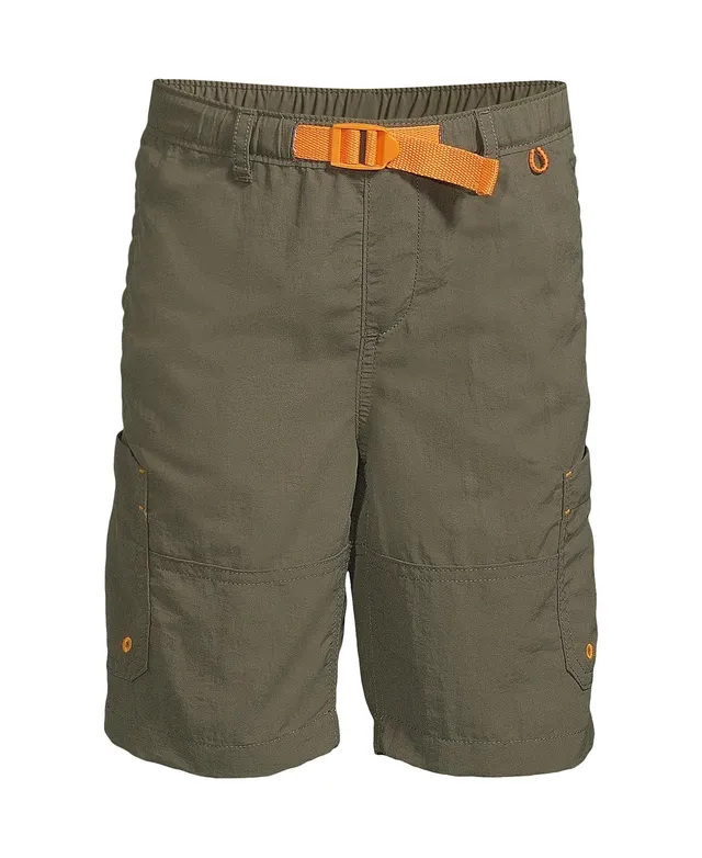 Lands' End Big Boys Husky Quick Dry Cargo Shorts