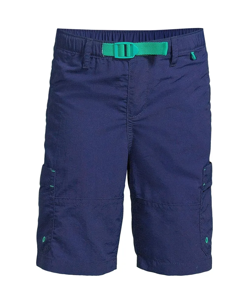 Lands' End Big Boys Husky Solid Swim Trunks