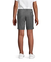 Lands' End Big Girls School Uniform Plain Front Blend Chino Shorts