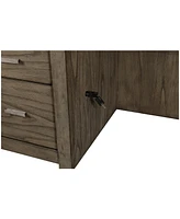 Closeout! Modern Loft 2PC Credenza Set (Credenza and Hutch)