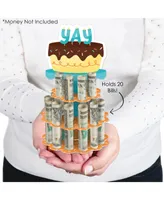 Big Dot of Happiness Colorful Happy Birthday Diy Birthday Party Money Holder Gift Cash Cake