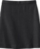 Lands' End School Uniform Girls Solid A-line Skirt Below the Knee