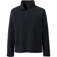 Lands' End School Uniform Men's Lightweight Fleece Quarter Zip Pullover Jacket