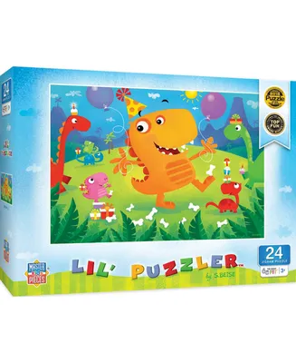 Masterpieces Lil Puzzler - Dino Party 24 Piece Jigsaw Puzzle