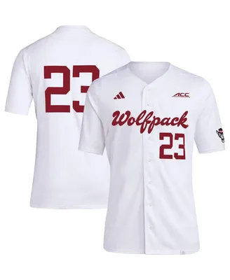 Men's adidas #23 White Nc State Wolfpack Team Baseball Jersey
