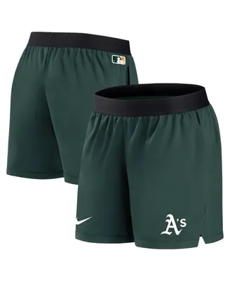 Women's Nike Green Oakland Athletics Authentic Collection Team Performance Shorts