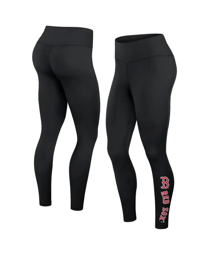 Women's Fanatics Black Boston Red Sox Wordmark Stack Leggings