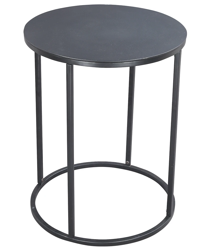 Declan Round Side Table - Antique