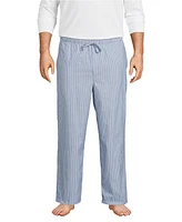 Lands' End Big & Tall Poplin Pajama Pants