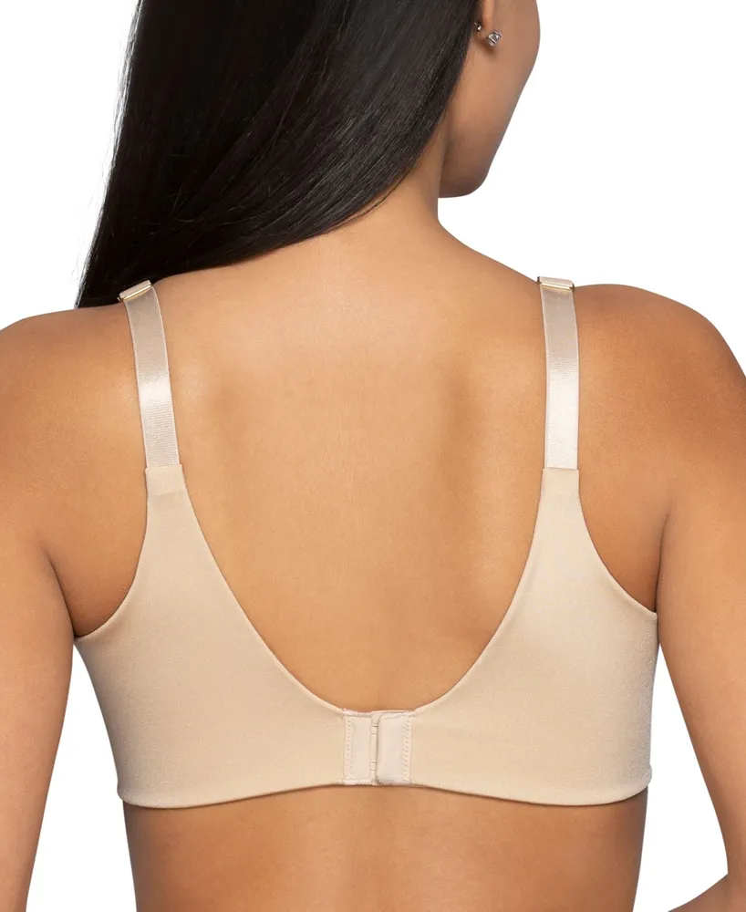 Vanity Fair Womens Beauty Back Full Coverage Wirefree Bra, 38D, Damask  Neutral 