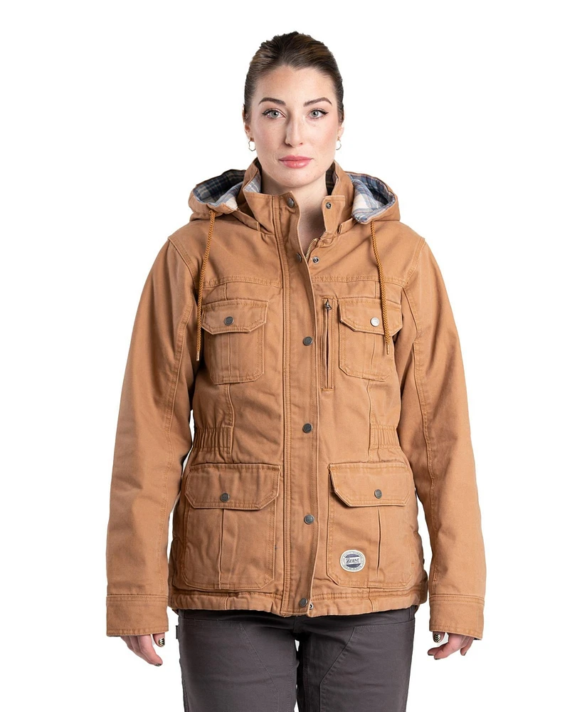 Berne Women's Vintage Washed Duck Barn Coat