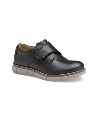 Johnston & Murphy Toddler Boys Holden Plain Toe Leather Shoes