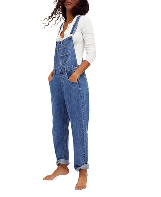 Free People Ziggy Cotton Denim Overalls