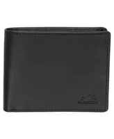 Mancini Men's Buffalo Rfid Secure Left Wing Billfold Wallet