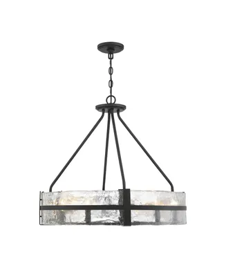 Savoy House Hudson by Brian Thomas 8-Light Pendant in Matte Black