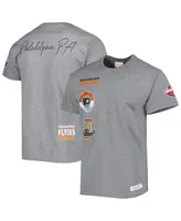 Men's Mitchell & Ness Heather Gray Philadelphia Flyers City Collection T-shirt