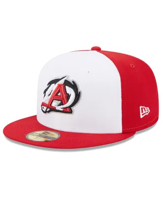 Men's New Era White Arkansas Travelers Authentic Collection Alternate Logo 59FIFTY Fitted Hat