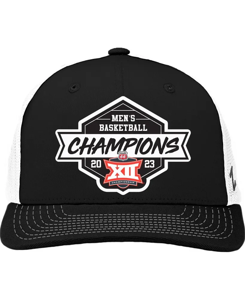 Men's Zephyr Charcoal/White Utah Utes 2022 PAC-12 Champions Locker Room Adjustable  Hat