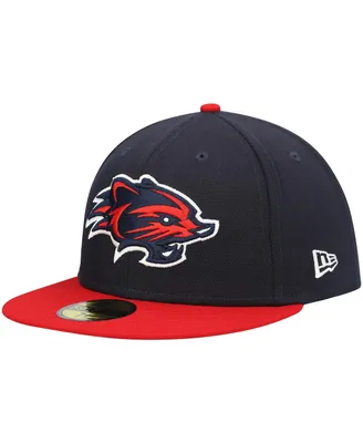 Men's New Era Navy Hampshire Fisher Cats Authentic Collection Road 59FIFTY Fitted Hat