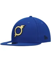 Men's New Era Blue Omaha Storm Chasers Authentic Collection Team Alternate 59FIFTY Fitted Hat