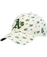 Women's New Era Cream Oakland Athletics Chrome Bloom 9TWENTY Adjustable Hat