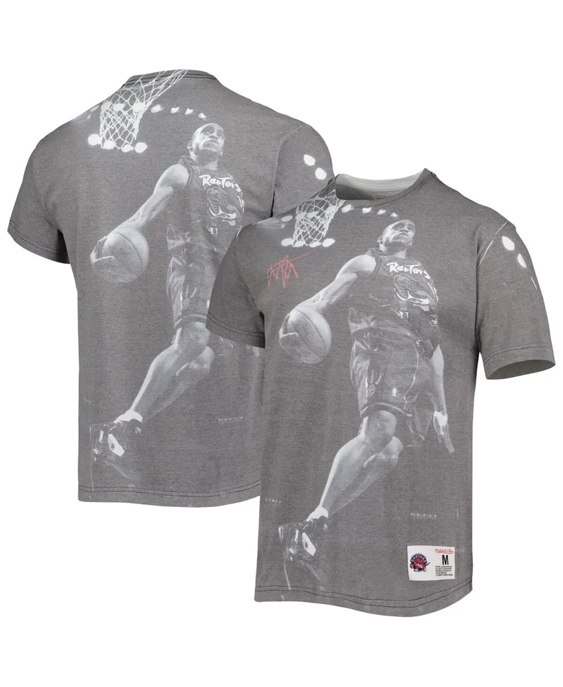 Men's Mitchell & Ness Vince Carter Heather Gray Toronto Raptors Above The Rim T-shirt